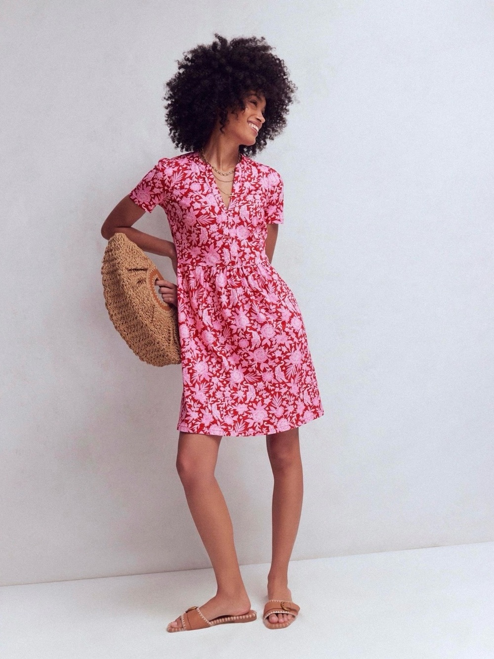 Boden Naomi Short Sleeve Dress Size 6